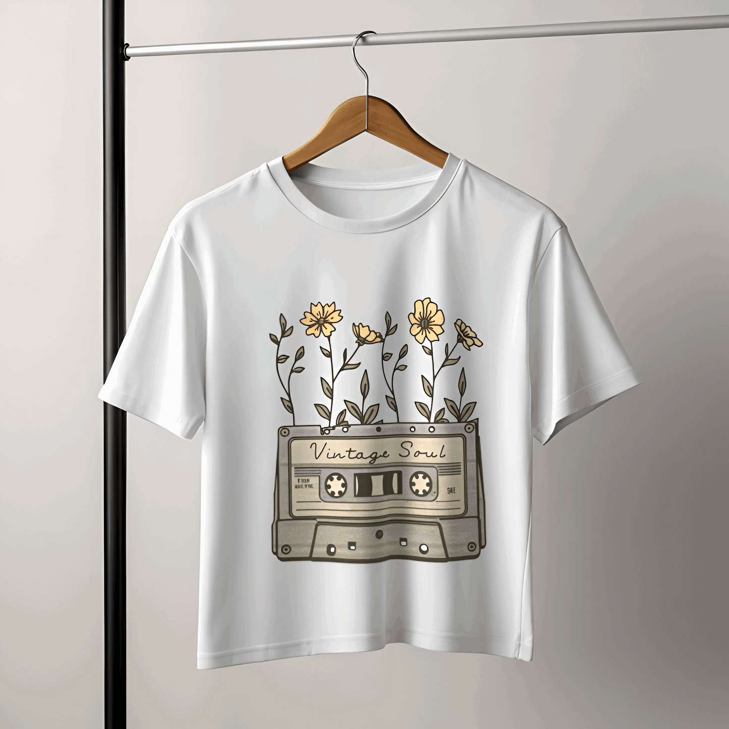 Retro Aesthetic Just Chill Indie Graphic Crop Top for Women
