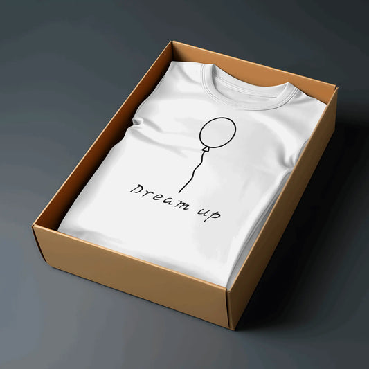 Unisex Dream Up T-Shirt | Minimalist Balloon Tee