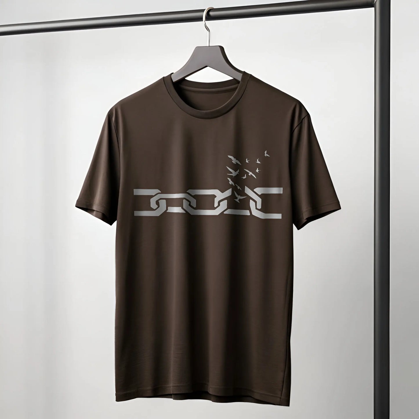 Freedom T-Shirt with Flying Birds – Liberation & Inner Peace