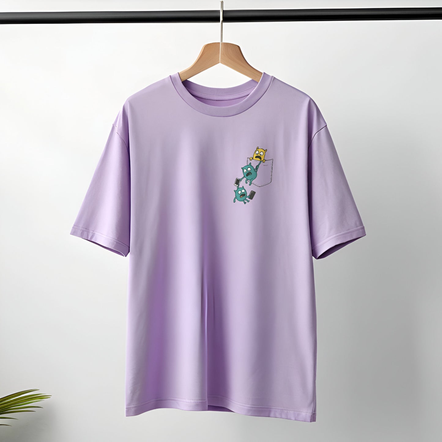 Quirky Pocket Monsters T-Shirt – Fun Oversized Streetwear - Kinzu