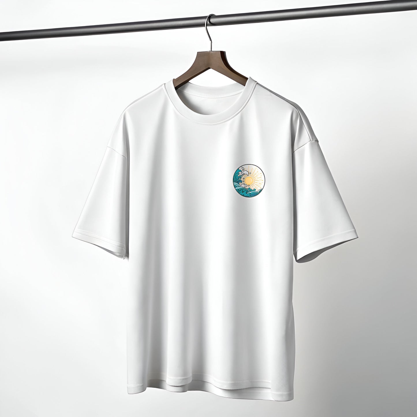 Aesthetic Summer Oversized Tee – Chill Vibes for Men - Kinzu