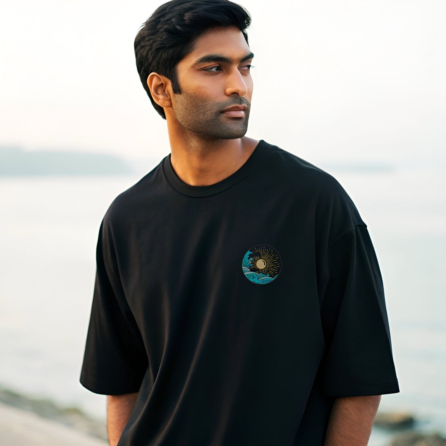 Aesthetic Summer Oversized Tee – Chill Vibes for Men - Kinzu