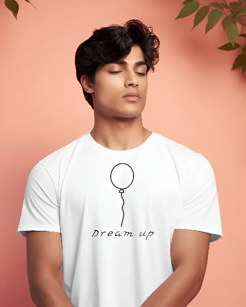 Unisex Dream Up T-Shirt | Minimalist Balloon Tee