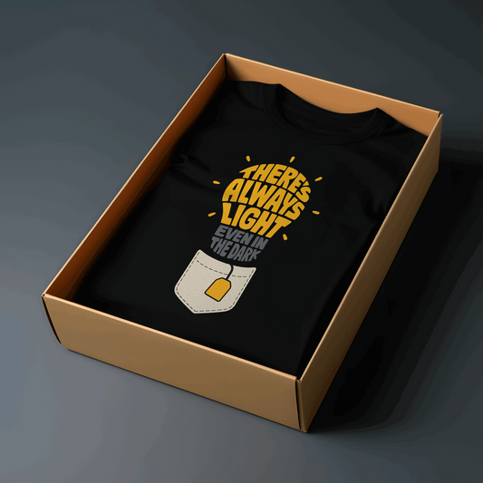 There’s Always Light T-Shirt – Uplifting Classic Tee - Kinzu
