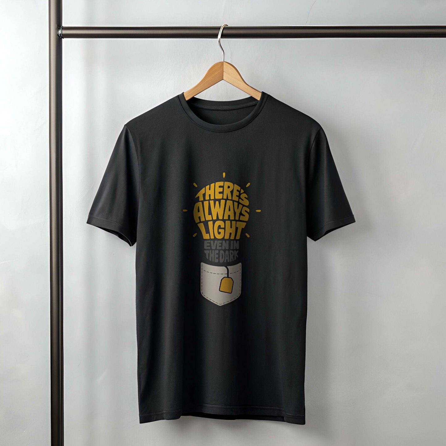 There’s Always Light T-Shirt – Uplifting Classic Tee - Kinzu