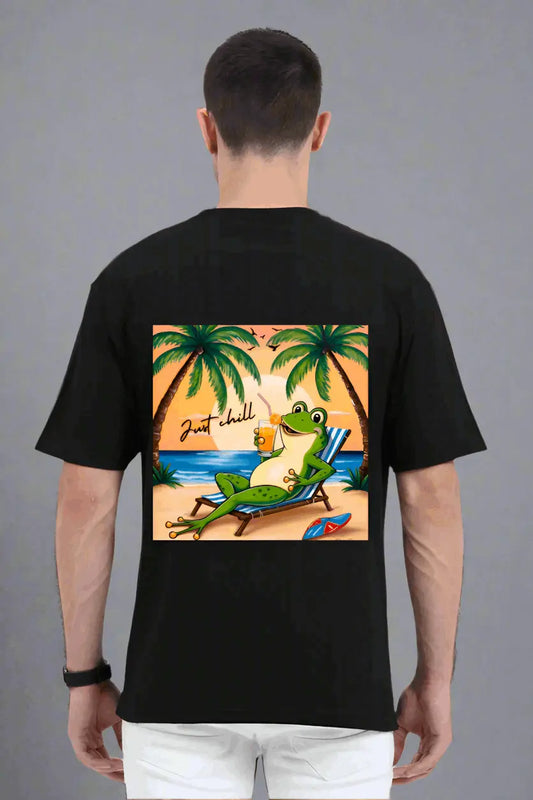 Just Chill Frog Unisex Oversized Standard T-Shirt