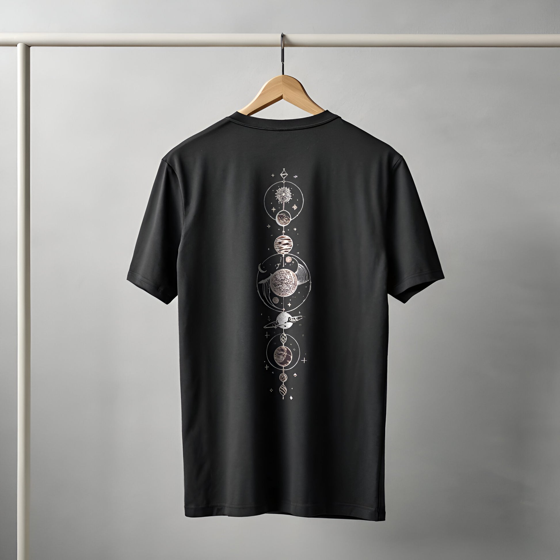 Solar System Graphic T-shirt | Spiritual, Chakra, Inner Peace Tee - Kinzu