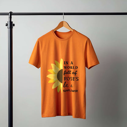 Sunflower Quote T-Shirt – Aesthetic & Meaningful Sunflower Sayings