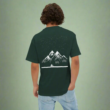 Unisex Oversized Classic Tshirt – Explore the Mountains in Style