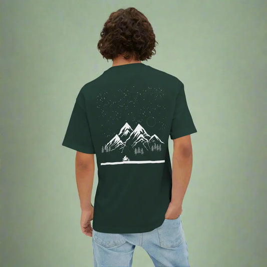 Unisex Oversized Classic Tshirt – Explore the Mountains in Style