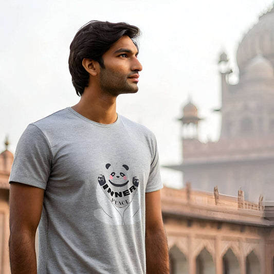 Cute Panda Inner Peace T-Shirt – Aesthetic Calm & Zen Vibes Tee