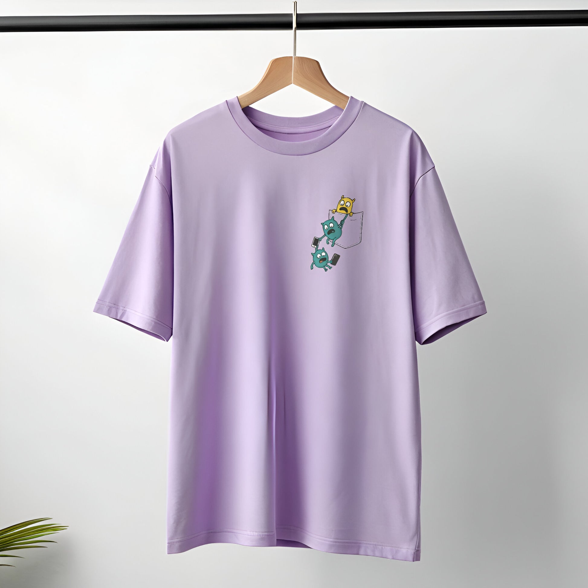 Quirky Pocket Monsters T-Shirt – Fun Oversized Streetwear - Kinzu