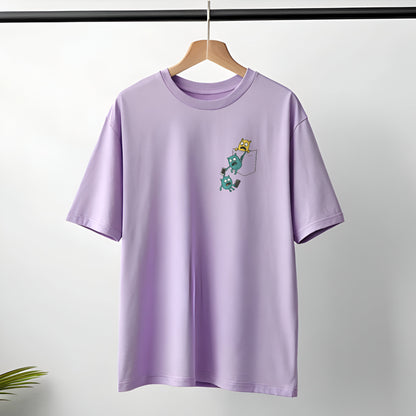 Quirky Pocket Monsters T-Shirt – Fun Oversized Streetwear - Kinzu