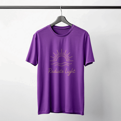 Radiate Light – Minimalist Summer T-Shirt - Kinzu