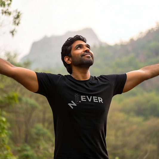 Never Give Up T-Shirt – Bold Statement Tee with Never Say Never Vibes