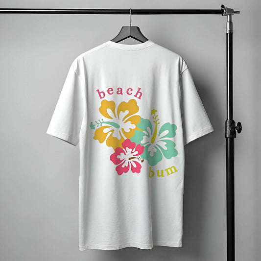 Beach Bum Oversized Tee – Vacation Mode & Summer Escape Vibes