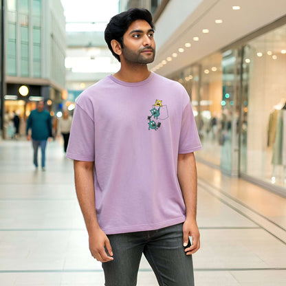 Quirky Pocket Monsters T-Shirt – Fun Oversized Streetwear - Kinzu
