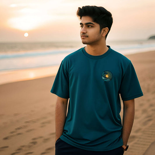 Aesthetic Summer Oversized Tee – Chill Vibes for Men - Kinzu