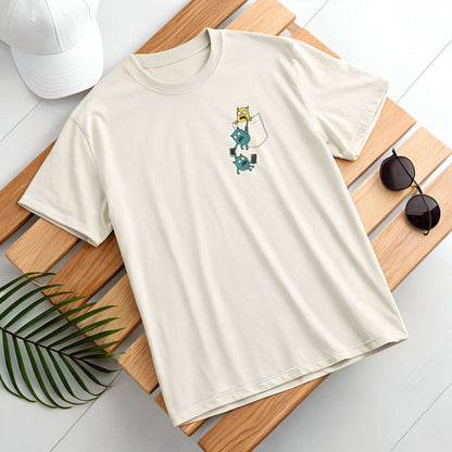 Quirky Pocket Monsters T-Shirt – Fun Oversized Streetwear - Kinzu