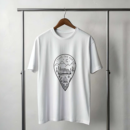 Van Life Oversized T-Shirt – Aesthetic Camper Road Trip Tee - Kinzu