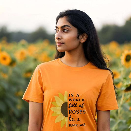 Sunflower Quote T-Shirt – Aesthetic & Meaningful Sunflower Sayings