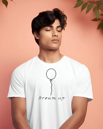 Unisex Dream Up T-Shirt | Minimalist Balloon Tee