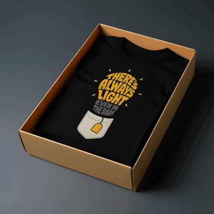 There’s Always Light T-Shirt – Uplifting Classic Tee - Kinzu