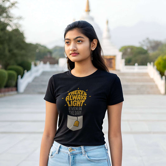There’s Always Light T-Shirt – Uplifting Classic Tee - Kinzu